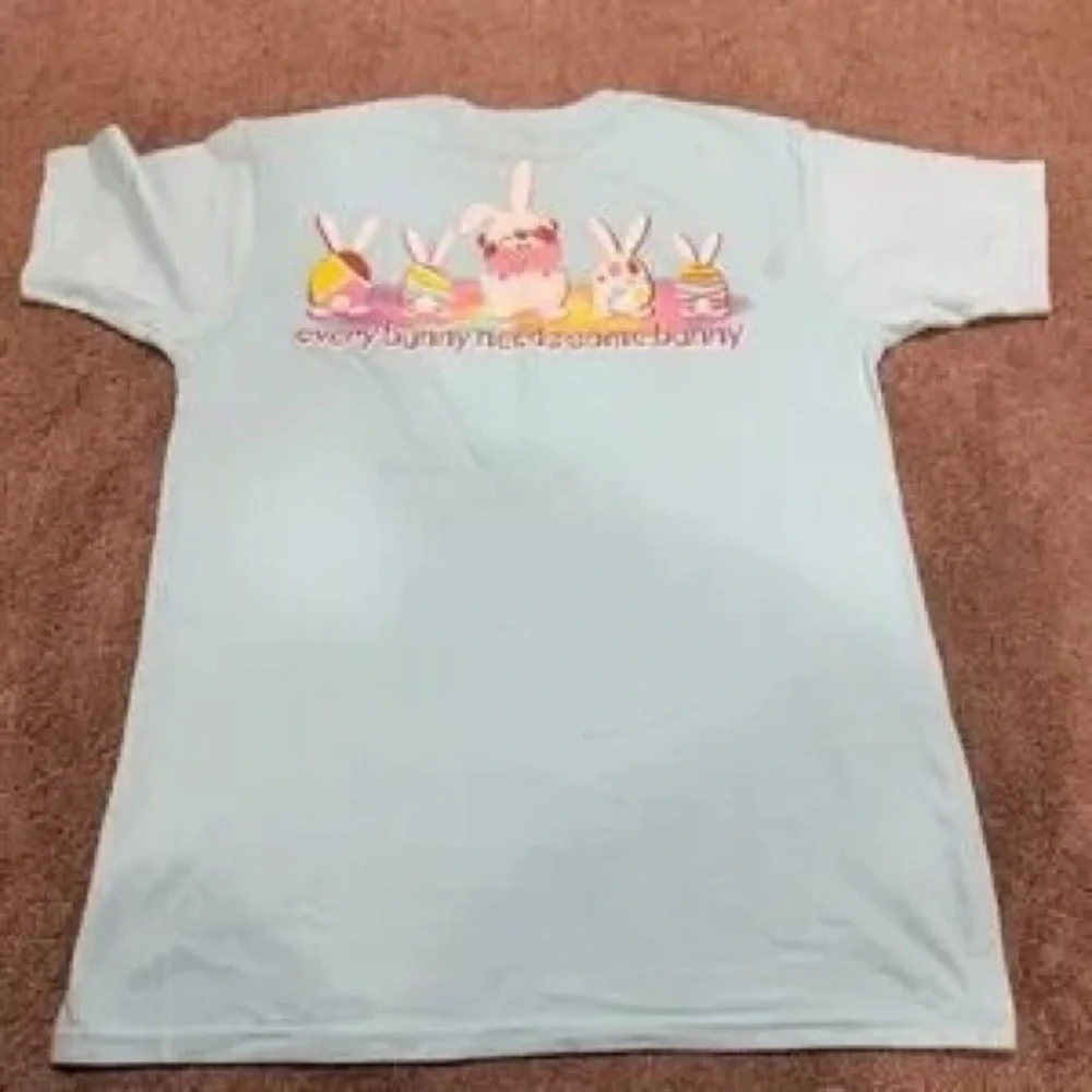 Kids Bunny Graphic Tee - Light Blue - Picture 5 of 5
